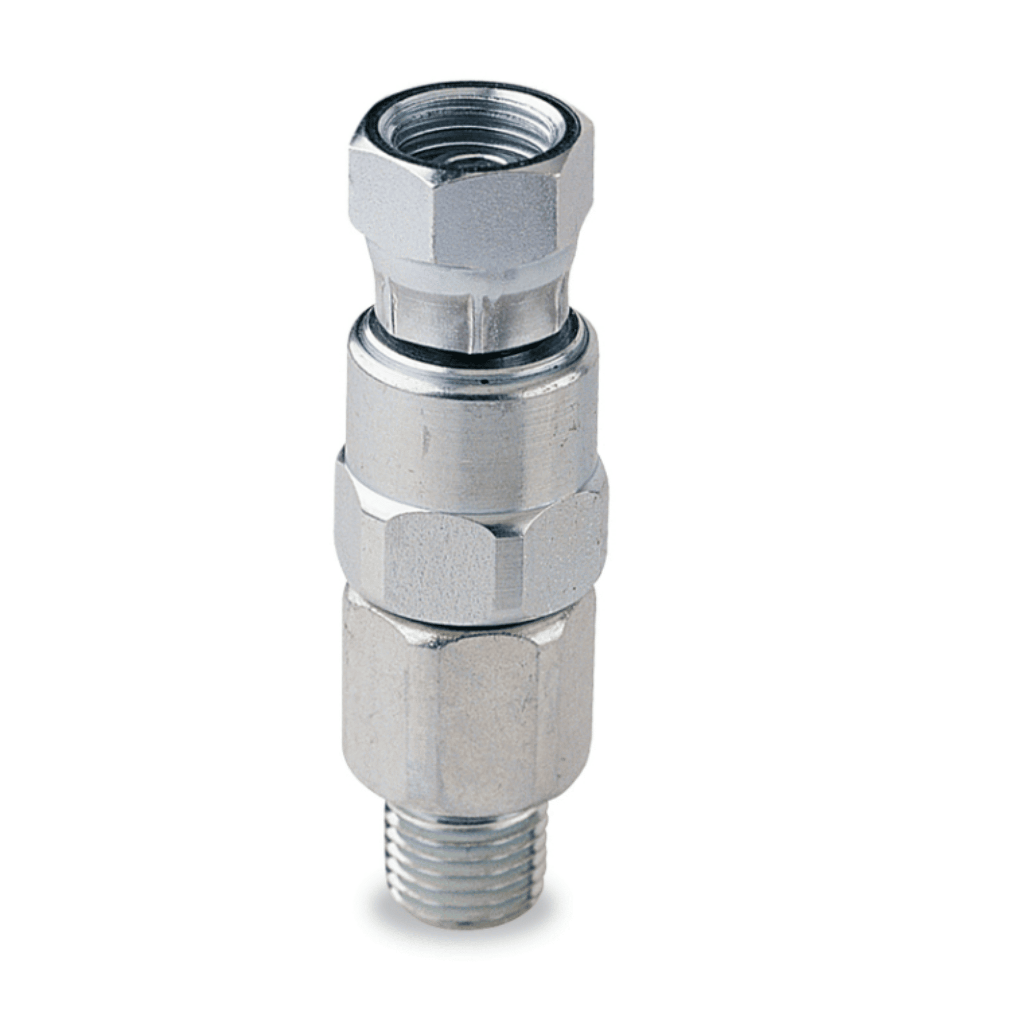 1/4” Straight Hose Swivel Adapter