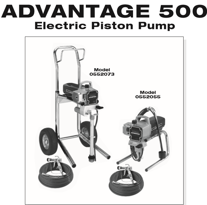 Titan Advantage 400 & 500 Repair Parts