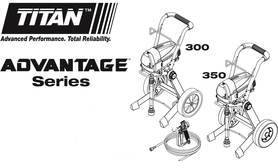 Titan Advantage 300 & 350 Repair Parts