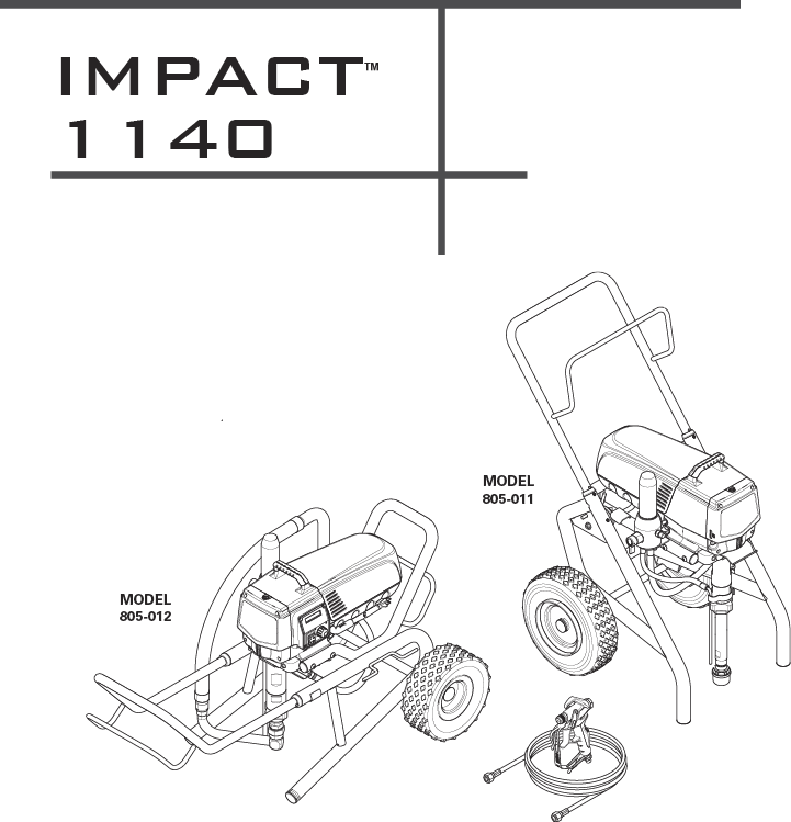 Titan Impact 1140 Airless Paint Sprayer