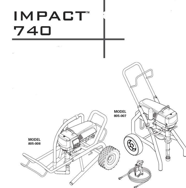 Titan Impact 740 Airless Paint Sprayer