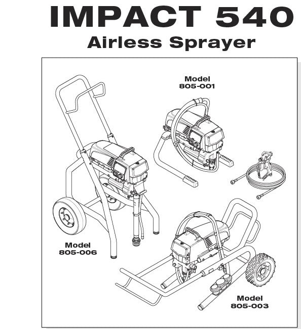 Titan Impact 540 Airless Paint Sprayer