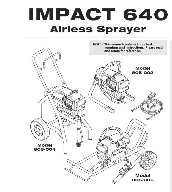 Titan Impact 640 Airless Paint Sprayer